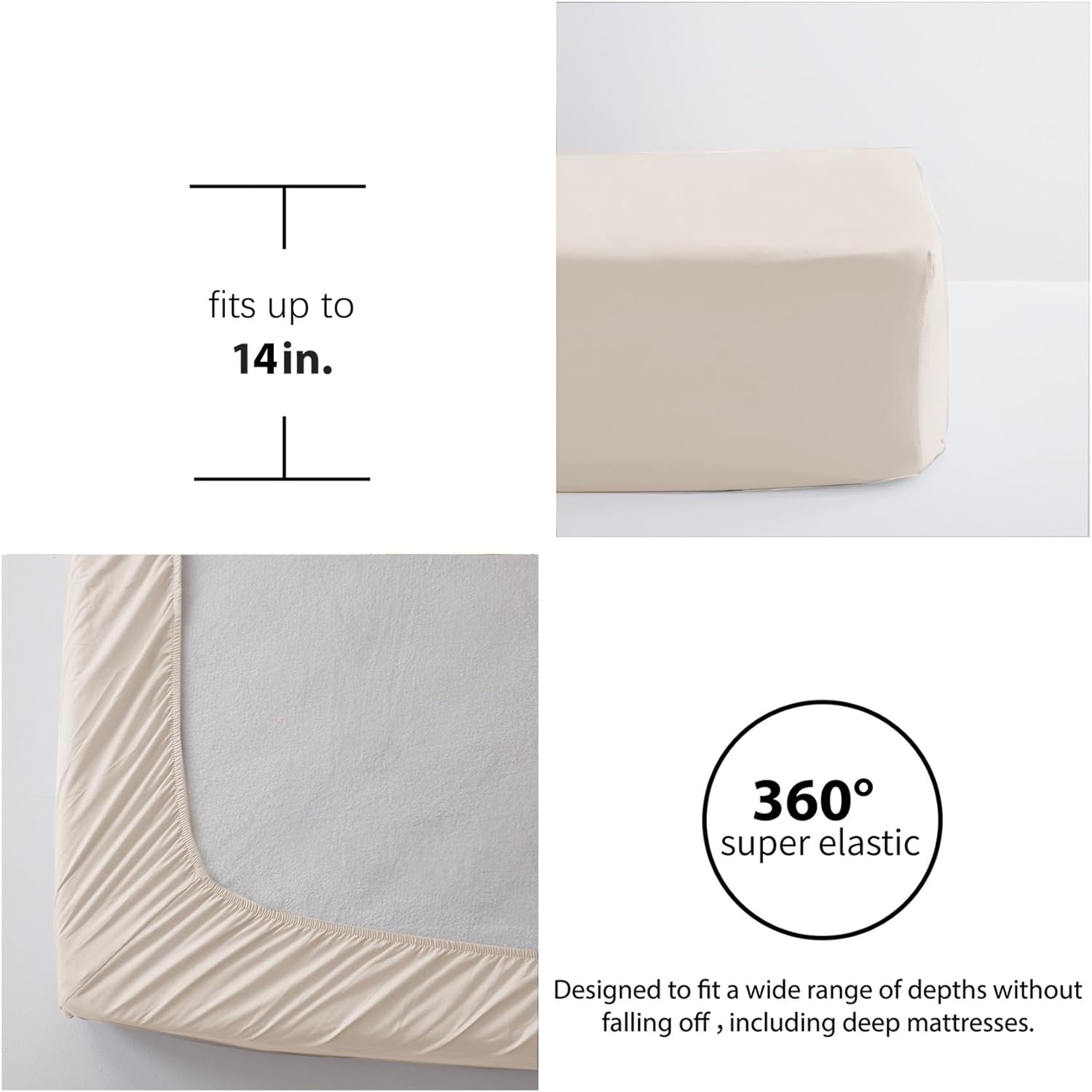 Boho Tufted Bed in a Bag Set - 7 Pcs All Season Bedding Comforter Set